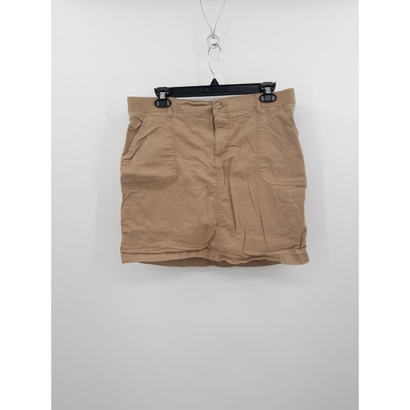 Riders by Lee mid-rise tan skirt size 10M - Picture 1 of 4